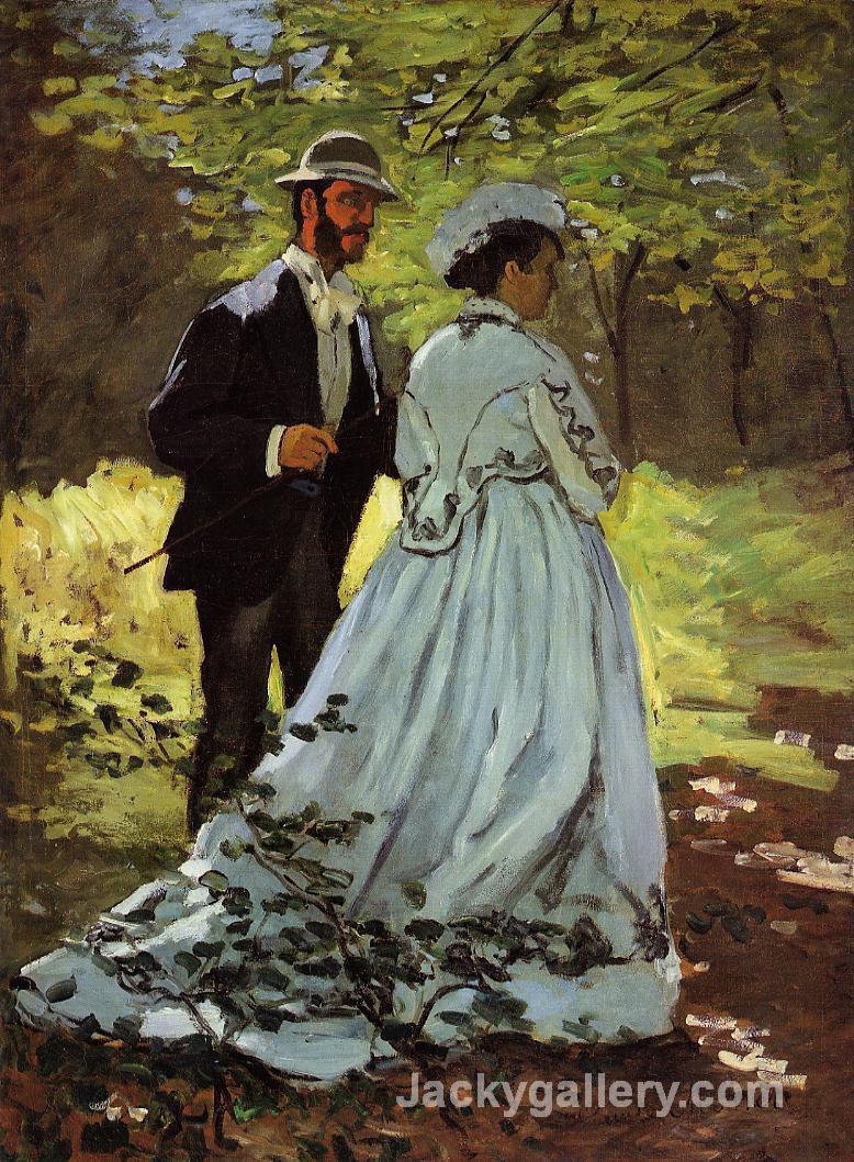 Study for Luncheon on the Grass by Claude Monet paintings reproduction